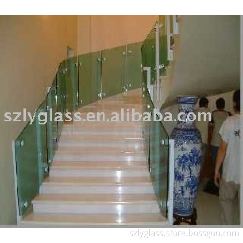 handrail tempered glass